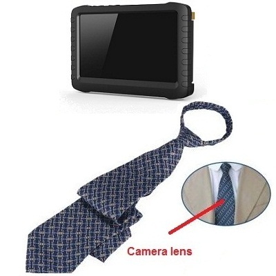 Neck Tie Camera LCD Recorder